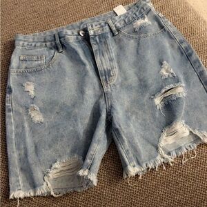 SHEIN Blue Denim Jeans